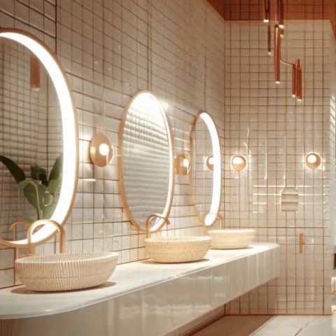 Framed LED Mirror FL-604