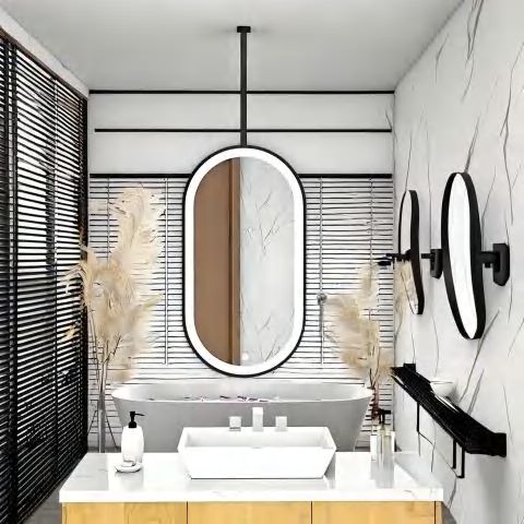 Framed LED Mirror FM-633
