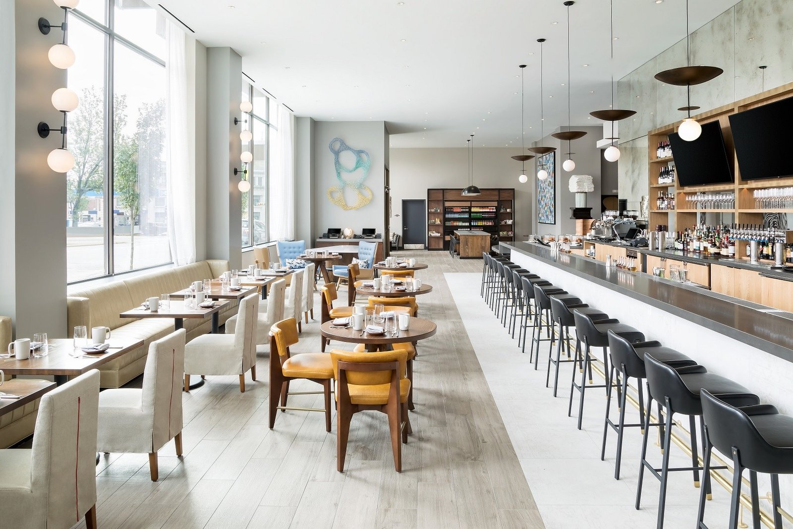 The MC Hotel lobby bar, Montclair New Jersey