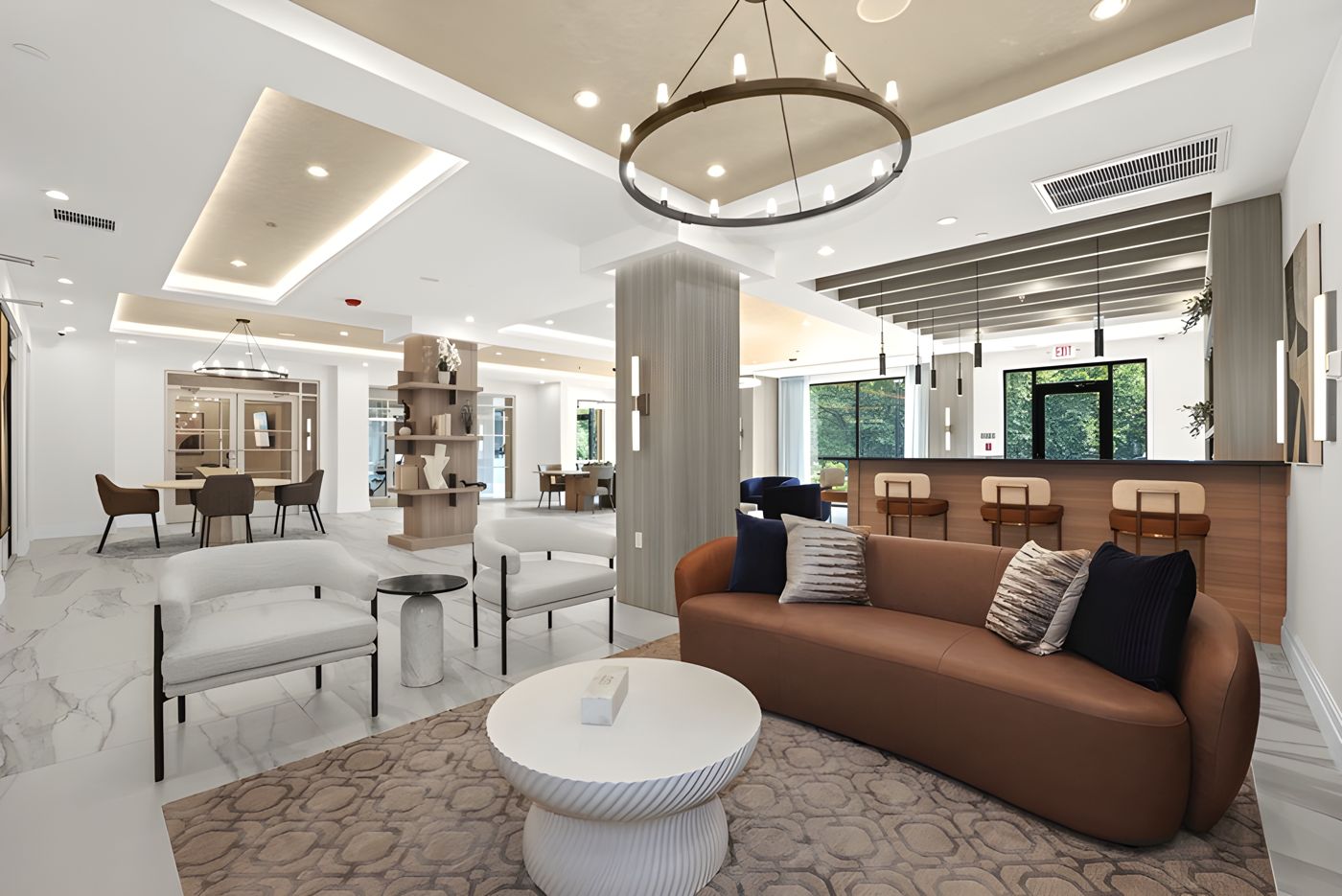 Parkside clubhouse in Westfield NJ, a Design Hub Home commercial project